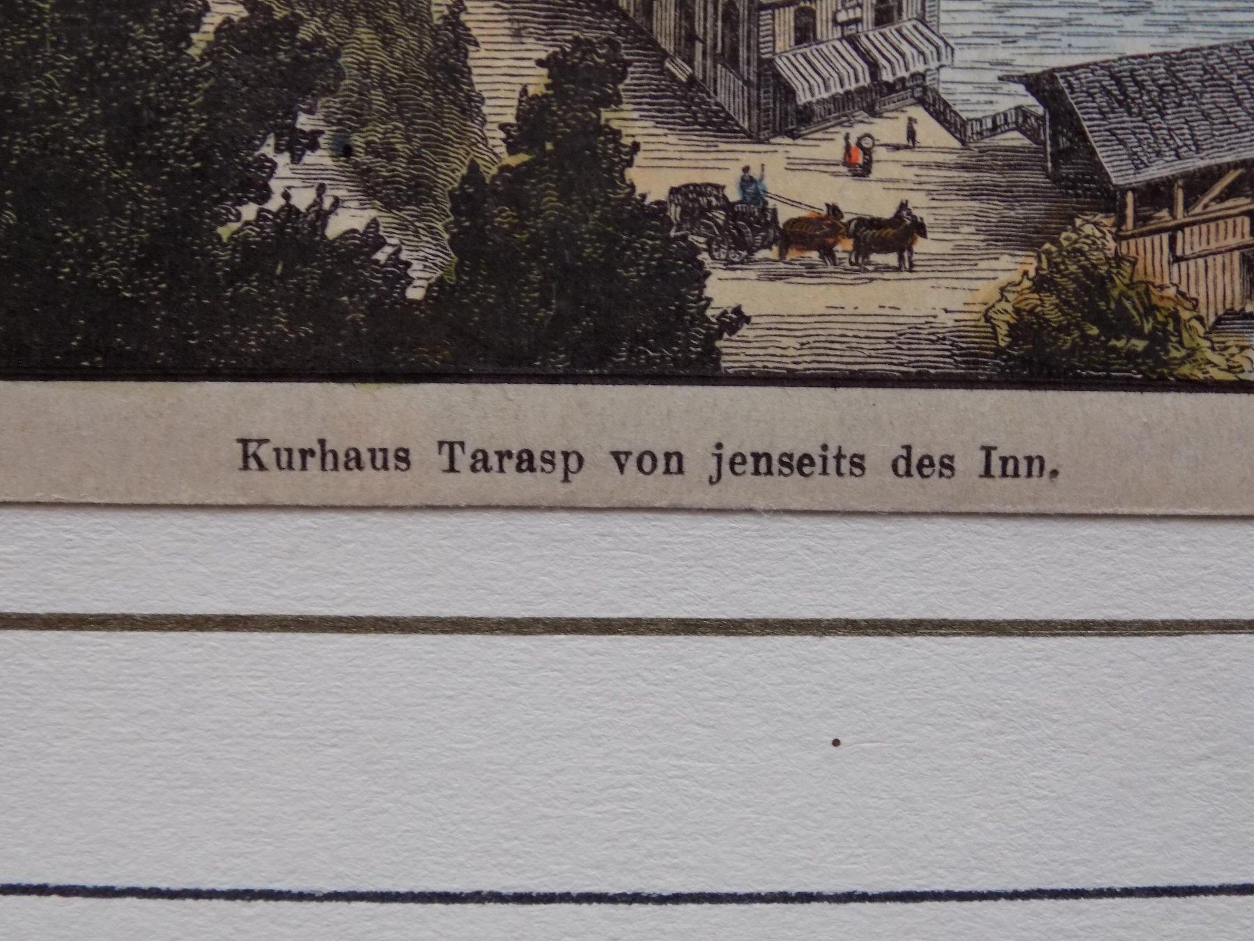 Incisioni: Tarasp koloriert – Usato da Risch venduto da Rischli15 2