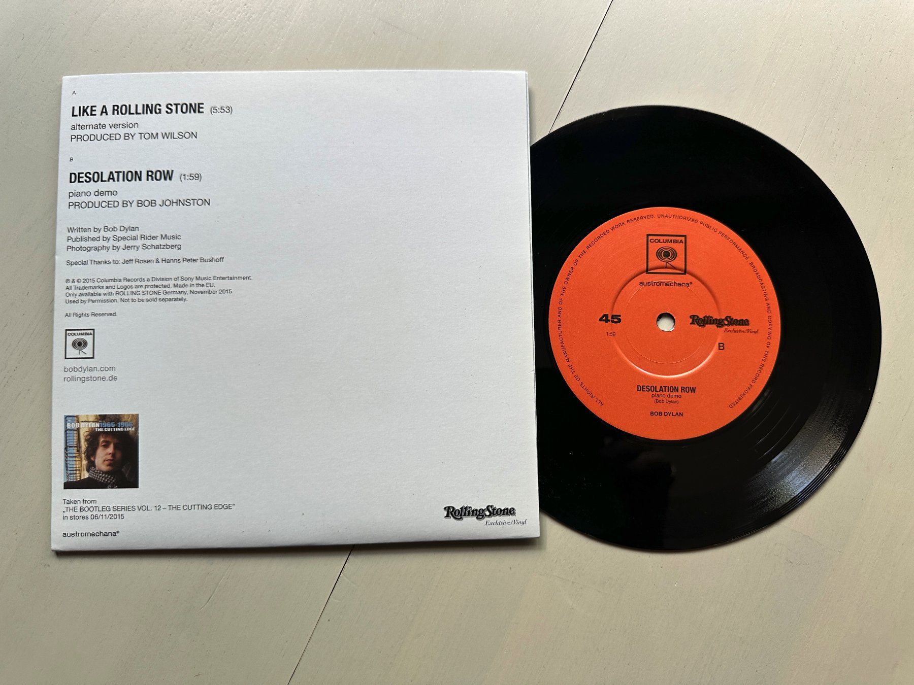 Dischi in vinile: BOB DYLAN tolle Single Like a rolling stone Kult Top Hit – Usato da Basel venduto da Partridge 1