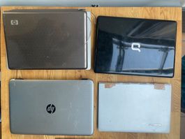 Lot: 4 defekte Laptops (HP, Lenovo, Asus) – NUR Ersatzteile