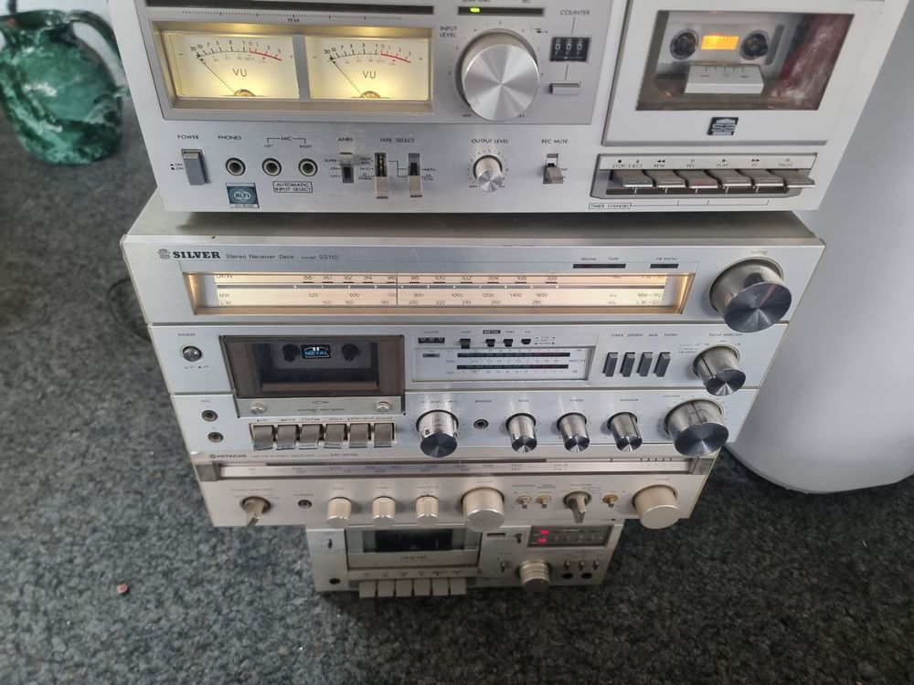 Stereo Anlage Sanyo Silber Hitachi JVC Technics Kaufen Auf Ricardo