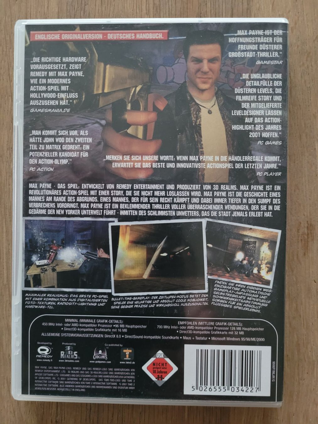 Giochi: PC CD-ROM Max Payne, 2001 – Usato da Nebikon venduto da Harley-Davidson01 1