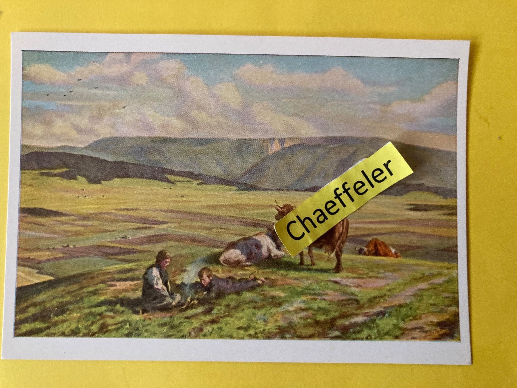 Cartoline postali: Pro Juventute - Eufène Burnard (1850-1921) – Usato da Zürich venduto da Chaeffeler