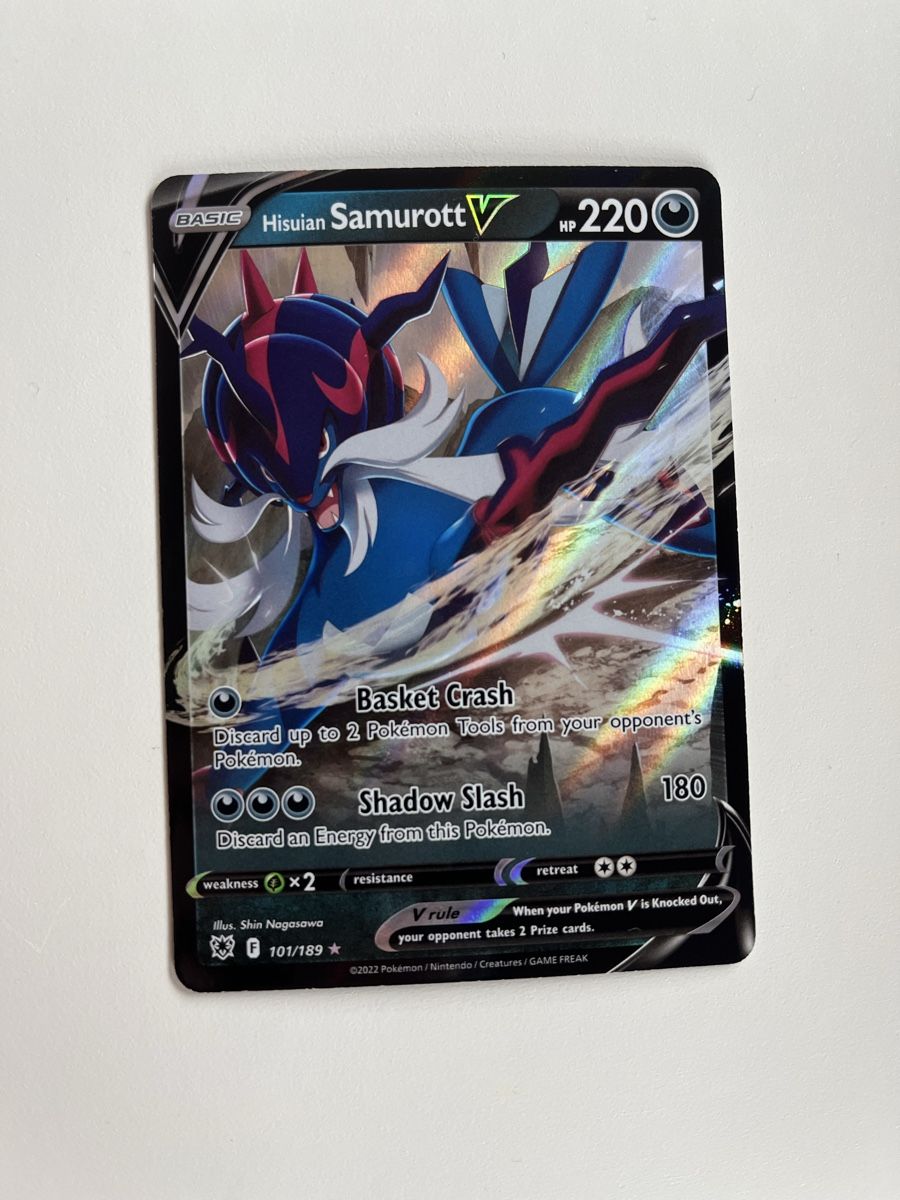 Pokémon Carte collezionabili: Samurott V black Pokemon EN – Nuovo (secondo la descrizione) da Reichenbach i. K. venduto da del_c7lw