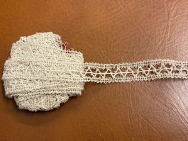 Vintage - Leinen-Spitze 1,5 cm breit, 3.60 m lang