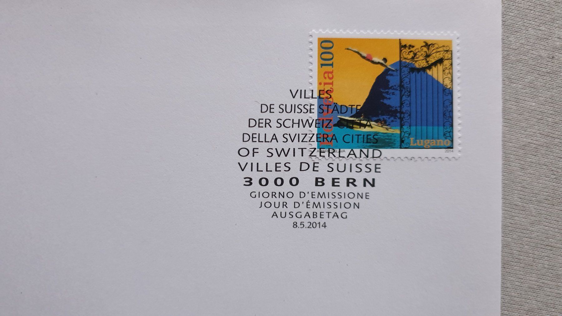 Alle Briefmarken: (665) «Städte der Schweiz III» mit ET – Gebraucht aus Schwarzhäusern von Inot3 7