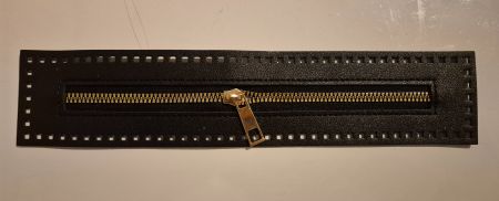 Reissverschluss für Handgefertigte Taschen schwarz 27cm