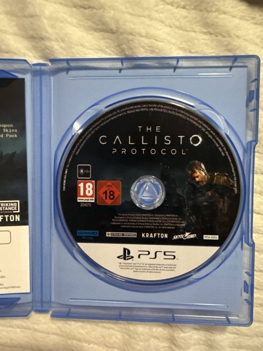 Sony Giochi: The Callisto Protocol Day One Edition PS5  – Usato da Landquart venduto da freddy1969 1