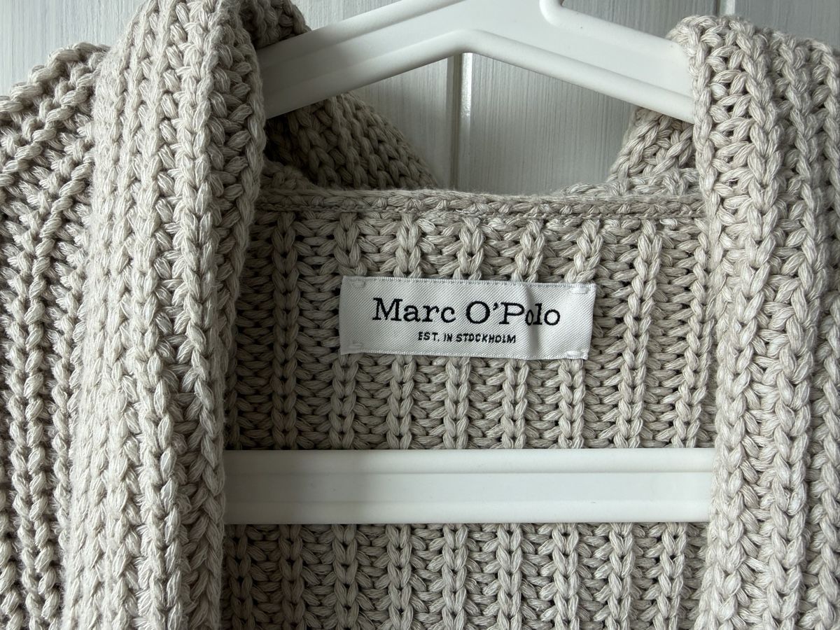 Marc O'Polo Giacche: Strickjacke mit Kapuze Marco Polo – Nuovo e nell'imballaggio originale da Rehetobel venduto da bodystyl 3