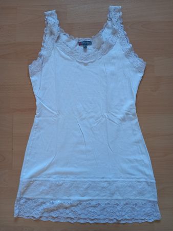 Top blanc en dentelle Street One