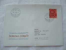 1965 Eröffnung Wertzeichenverkaufsstelle, Zürich
