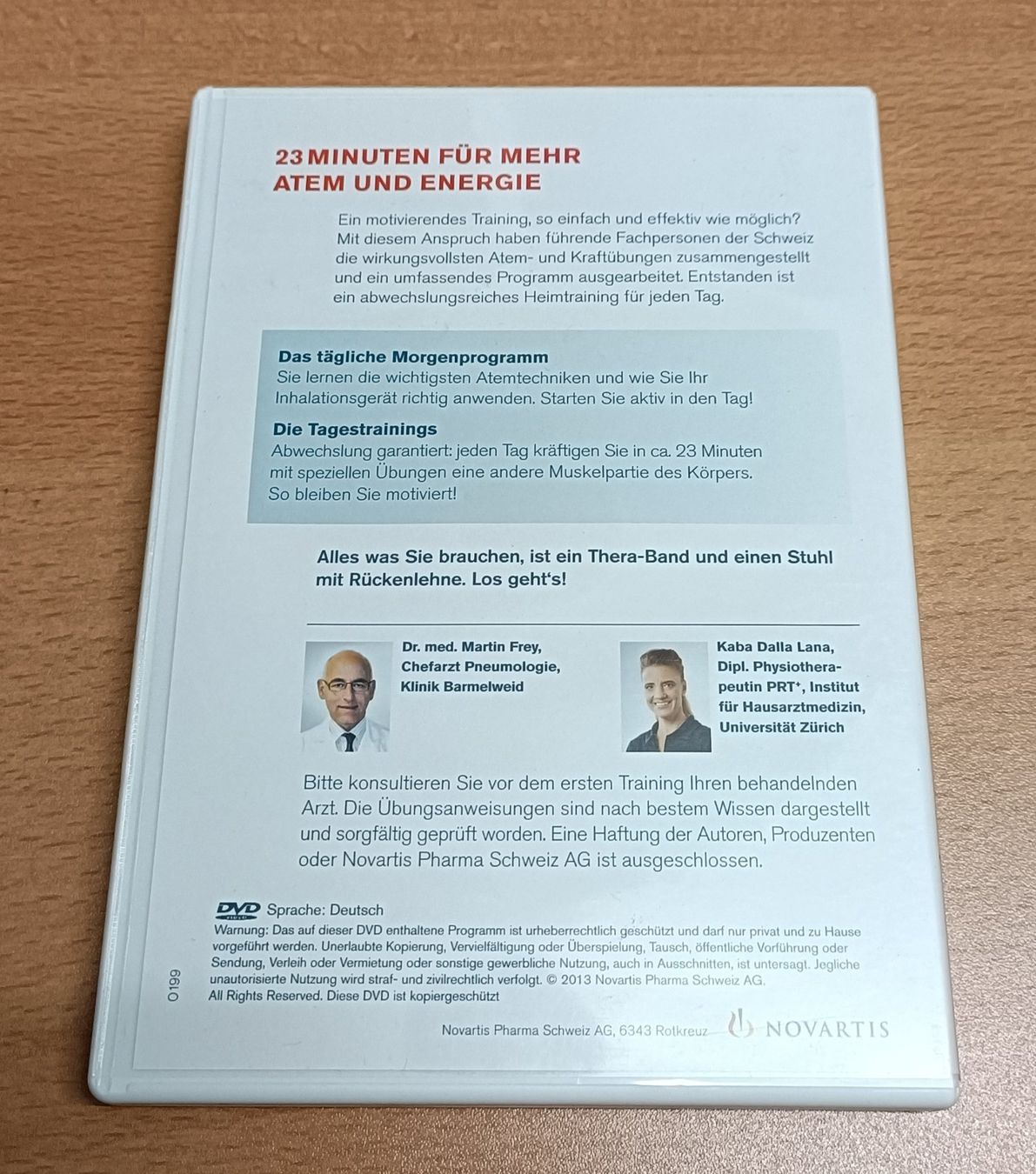 Tutti i DVDs: 23 Minuten Heimtraining für COPD – Usato da Köniz venduto da Movieportal007 1