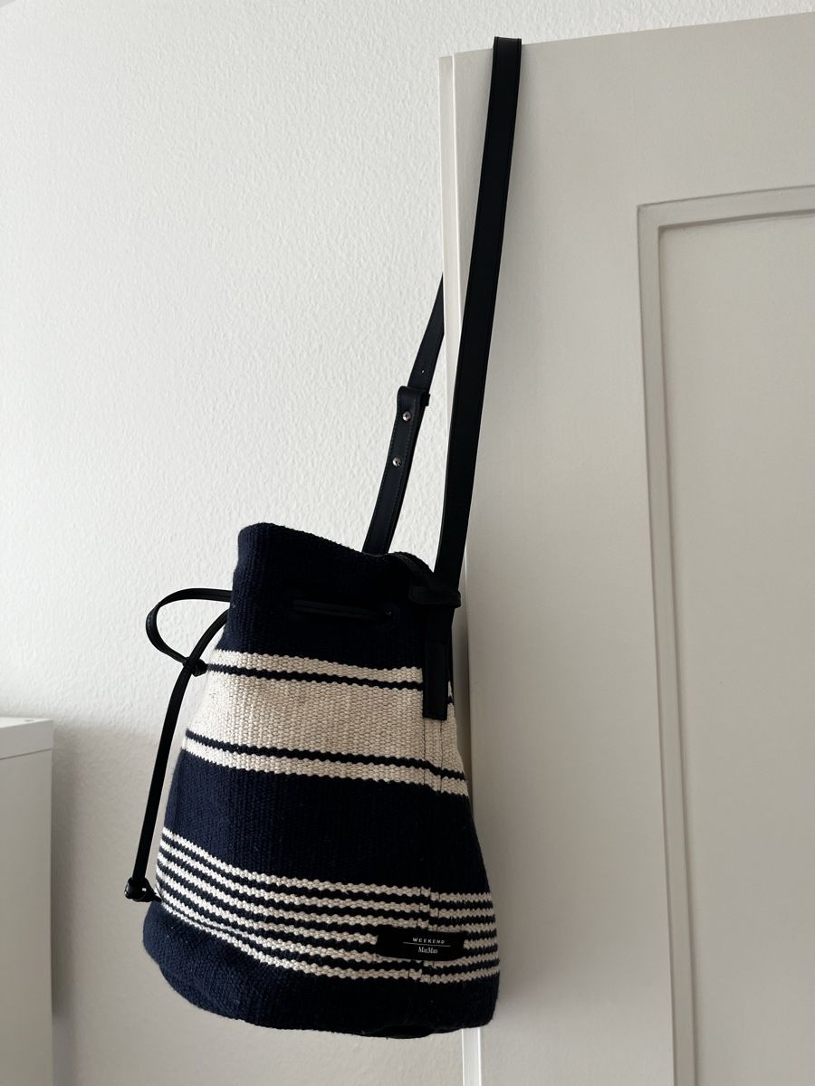 Max Mara Taschen für Damen: Weekend MaxMara Beuteltasche blau/weiss gestreift – Neu (gemäss Beschreibung) aus Olten von hahnice99 4