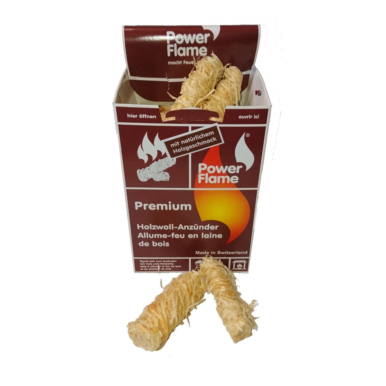 Cheminée: Holzwoll-Anzünder 550 Gramm Karton – Neu und originalverpackt aus Wettingen von Swala