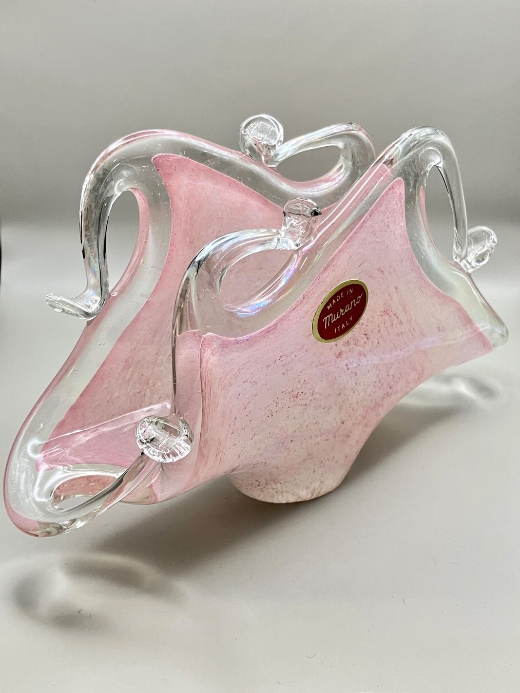Murano Bicchieri: Murano Kristall Serviettenhalter – Usato da Horw venduto da luzernicus