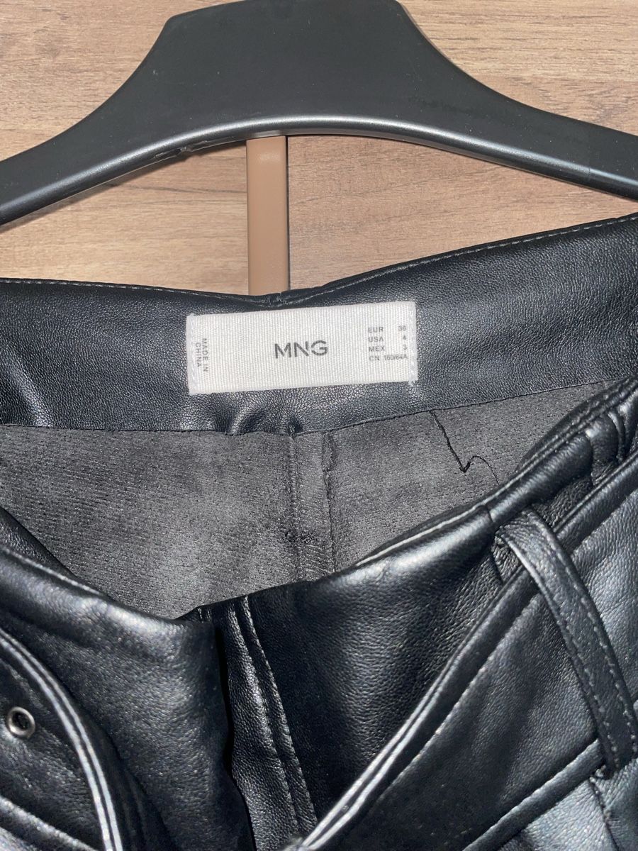 Mango Pantaloni: Mango Leder Hosen – Nuovo (secondo la descrizione) da Zürich venduto da Style_Shop 3
