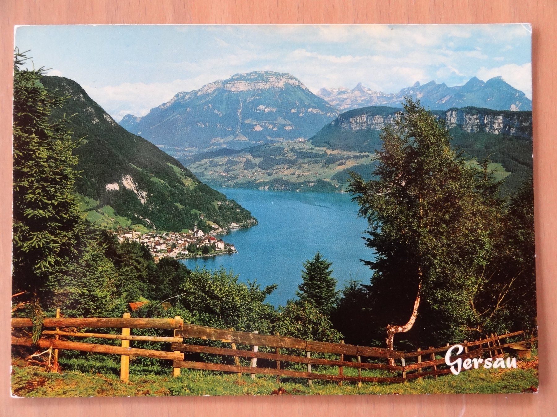 Ansichtskarten: Gersau - SZ - 1981 – Gebraucht aus St Léonard von Riglin