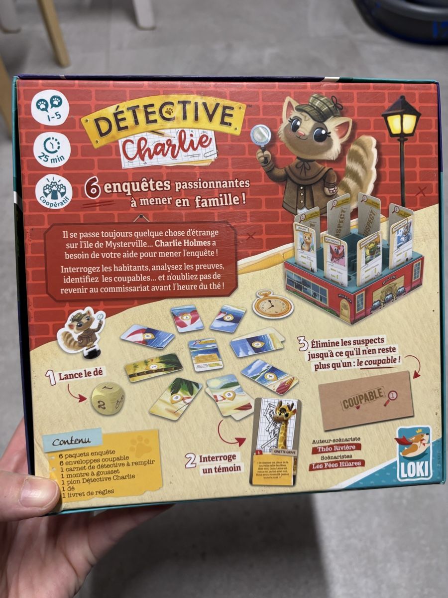 Giochi: Détective Charlie jeu coopératif déduction LOKI 7+ – Usato da Salvenach venduto da gwenwywar 2