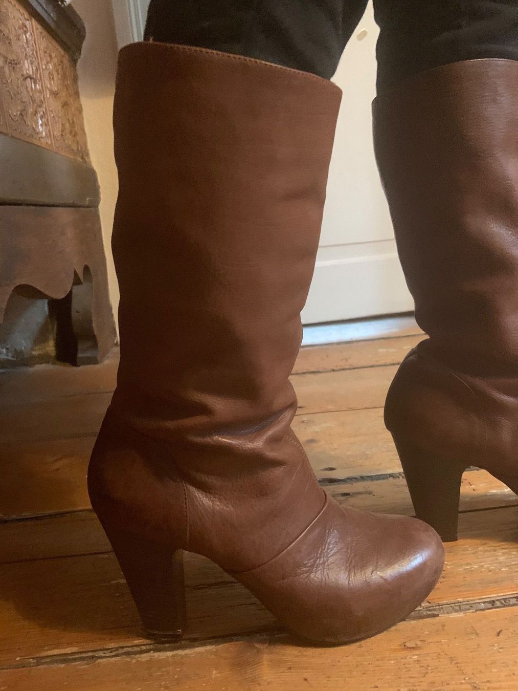 Scarpe da donna: Braune stiefel gr.39.5/40 – Usato da Dittingen venduto da Bellevista 1