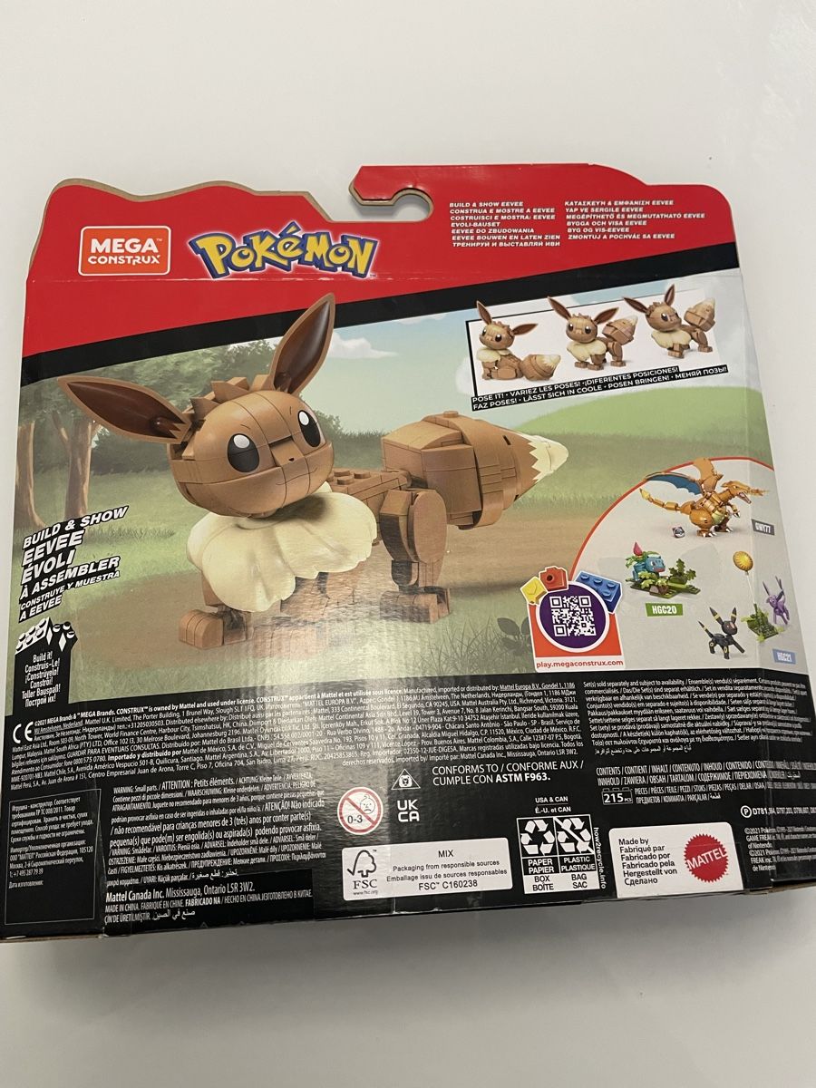 Pokémon Spielzeuge: Mega Construx Pokémon Eevee Nuovo – Neu und originalverpackt aus Gordola von ven_hk7f 1
