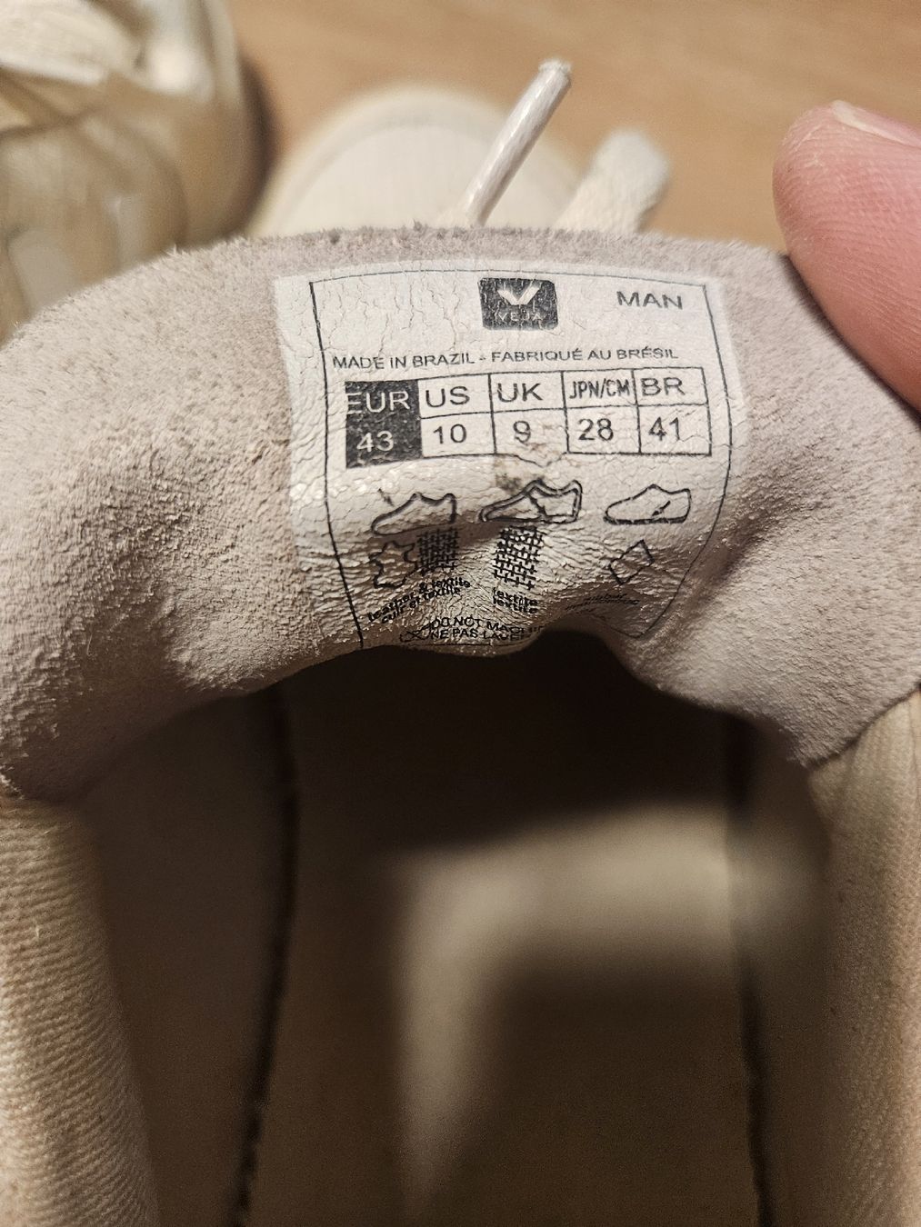 Veja Herrenschuhe: VEJA Herren Sneaker Gr. 43 – Gebraucht aus Aathal-Seegräben von 911rs 6