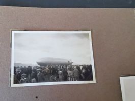4 photos originales  Graf Zeppelin LZ 127 Genève 1930