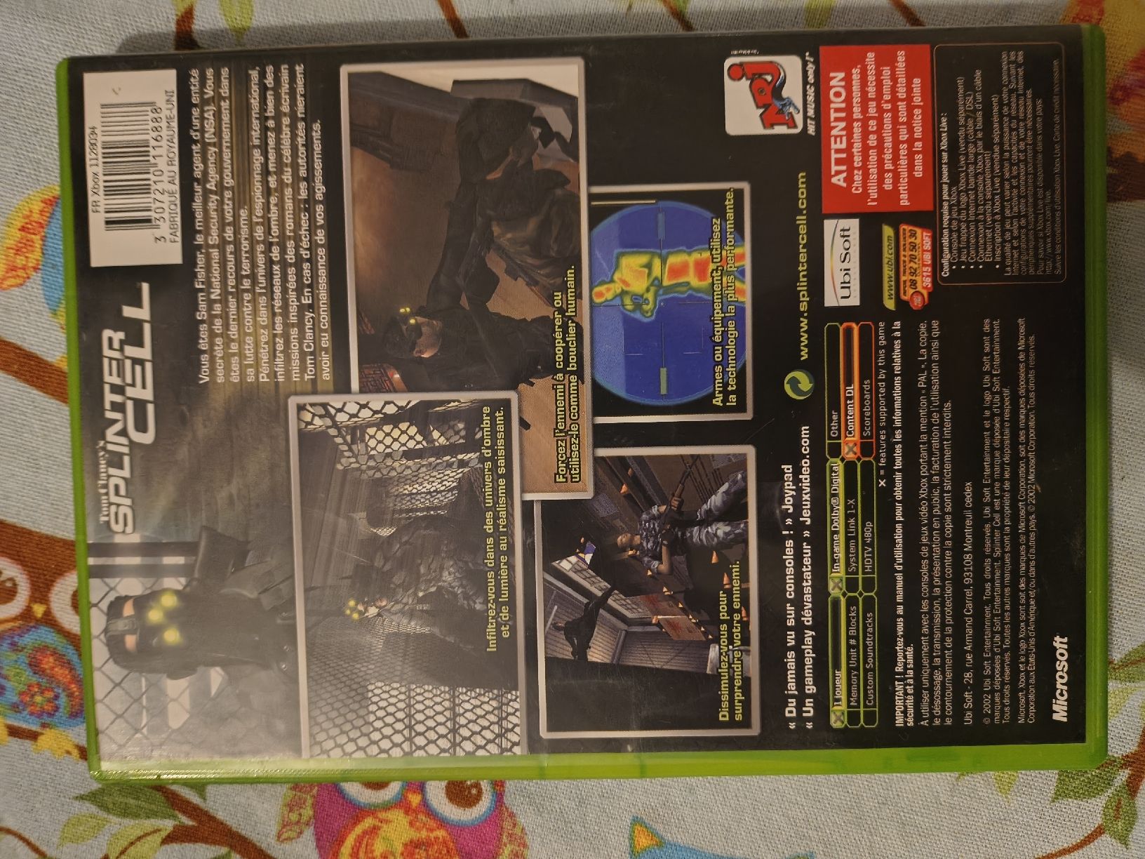 Giochi: Splinter Cell - Xbox - Jeu complet en très bon état! – Usato da Court venduto da Chronoss 2