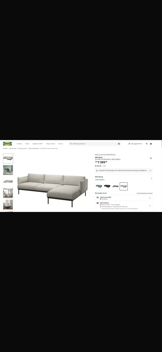 Divani: 3er Sofa ÄPPLARYD – Nuovo (secondo la descrizione) da Glattbrugg venduto da aventadooor 2