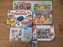 Konvolut Puzzles und Spiele für Kinder