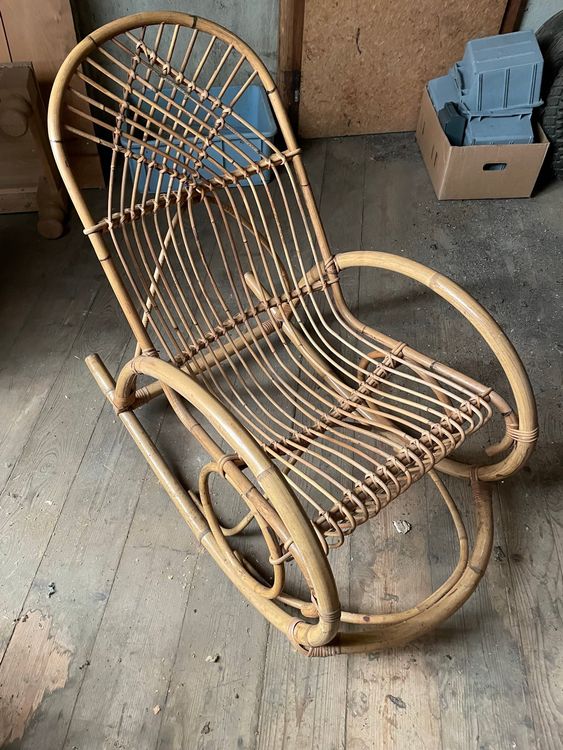 Rattan Schaukelstuhl Gartenstuhl Liegestuhl Balkon Kaufen auf Ricardo
