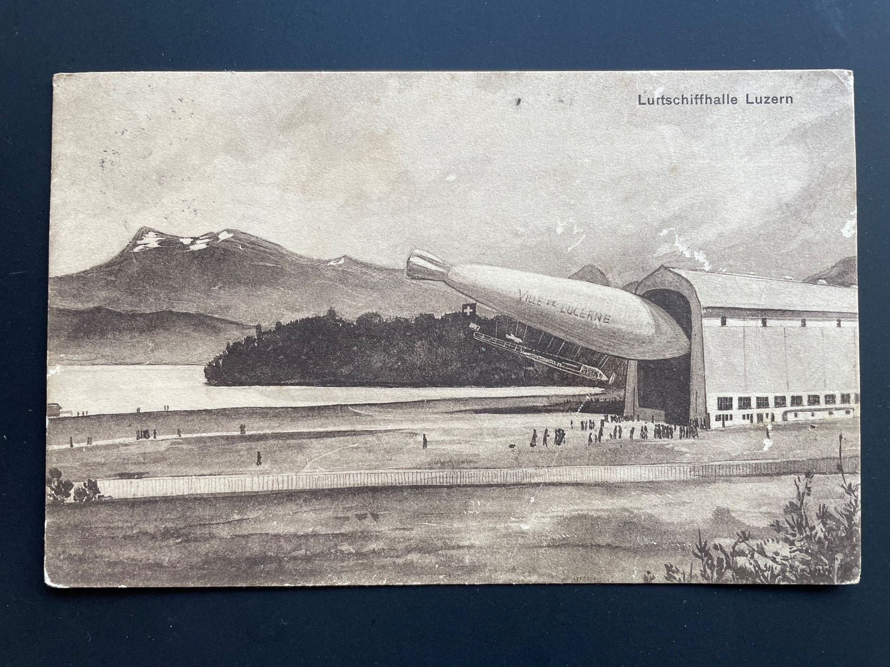 Cartoline postali: Luzern Zeppelin 1910 – Usato da Faido venduto da Luca555
