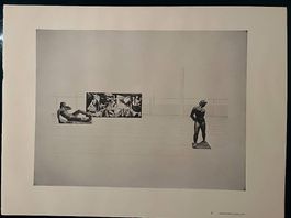 Mies van der Rohe  MoMA 1968 Buch - Zwei Originalseiten