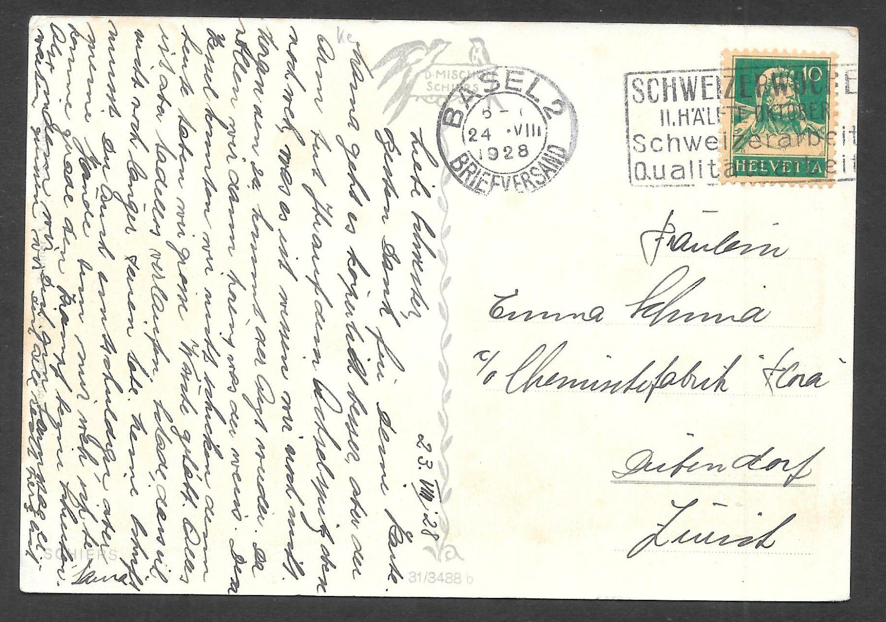 Cartoline postali: Schiers Teilansicht – Usato da Olten venduto da clotaldi 1