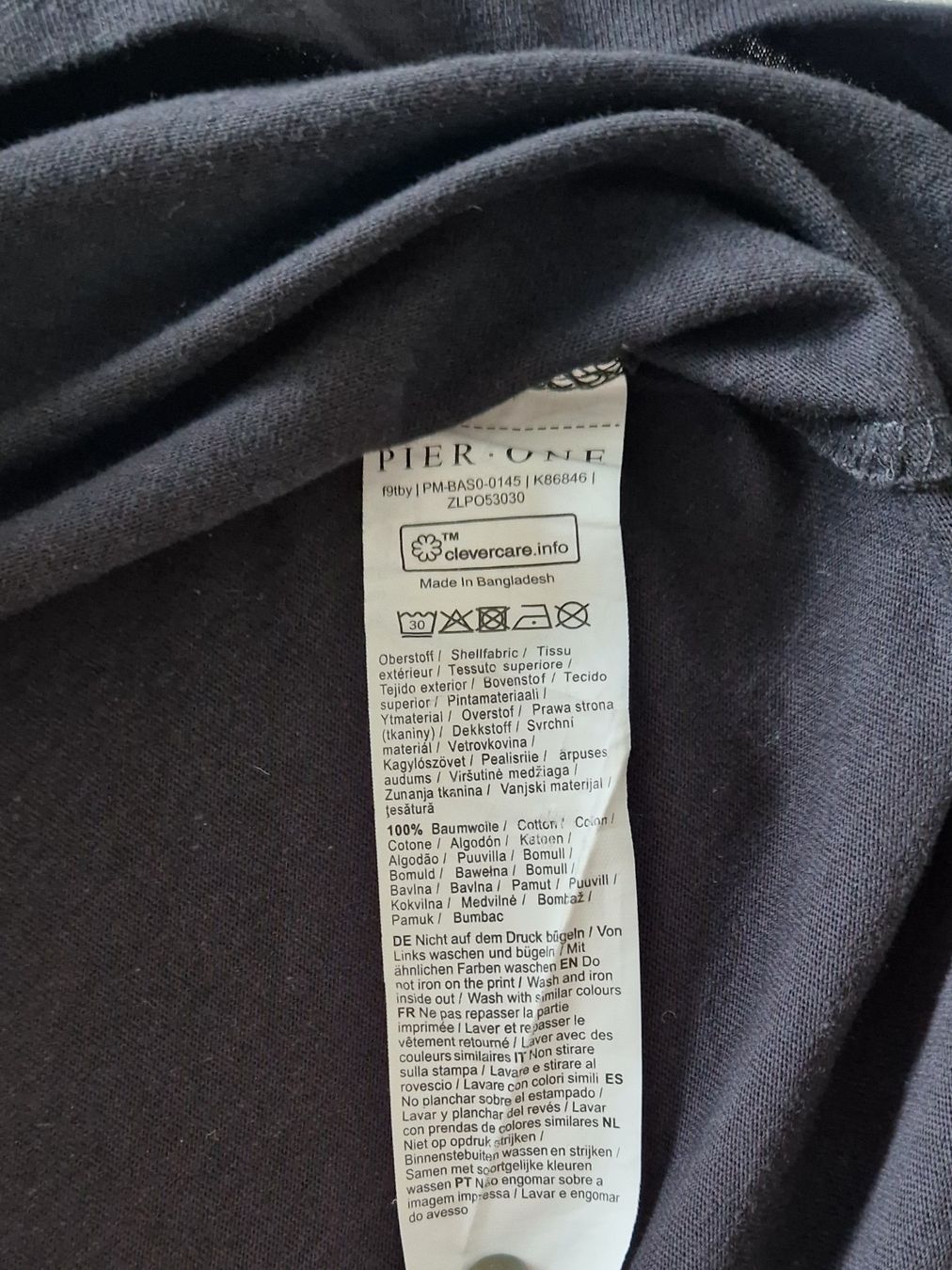 T-shirt: PIER ONE T-Shirt, Gr. M, schwarz – Nuovo (secondo la descrizione) da Allschwil venduto da merve_g 5