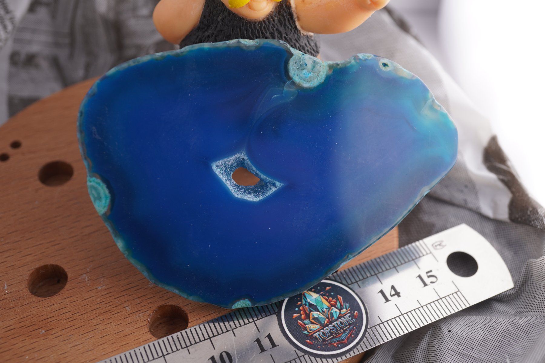 Minerali & Pietre curative: Achat Blau     Scheibe     wow     Ab 1.-(1) – Nuovo e nell'imballaggio originale da Eschenbach SG venduto da topstone 2