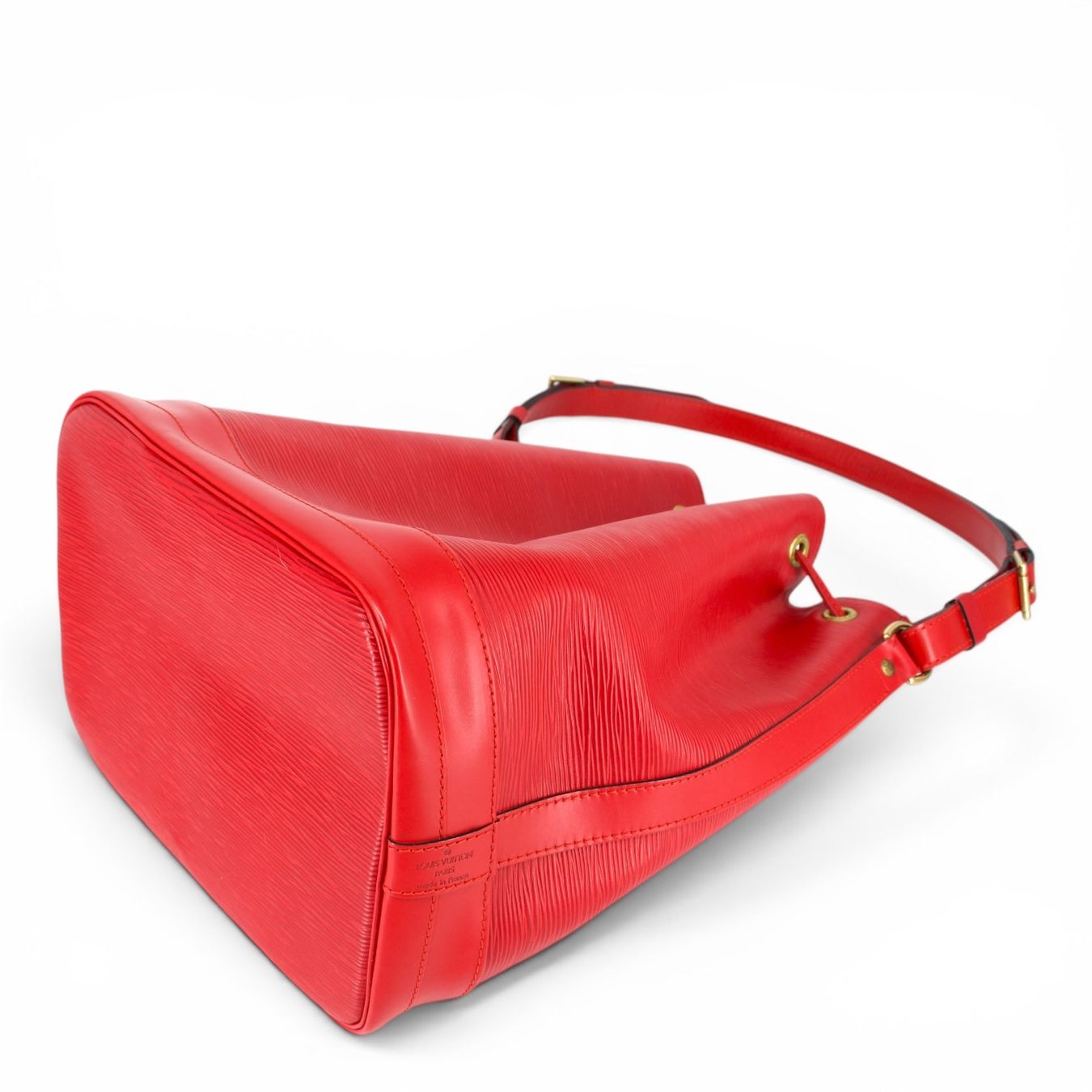 Louis Vuitton Borse da donna: Louis Vuitton Grand Noé Epi rot – Usato da Binningen venduto da Designerlabels 9