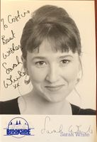 Sarah White Autogramm signiert Foto 10x15cm