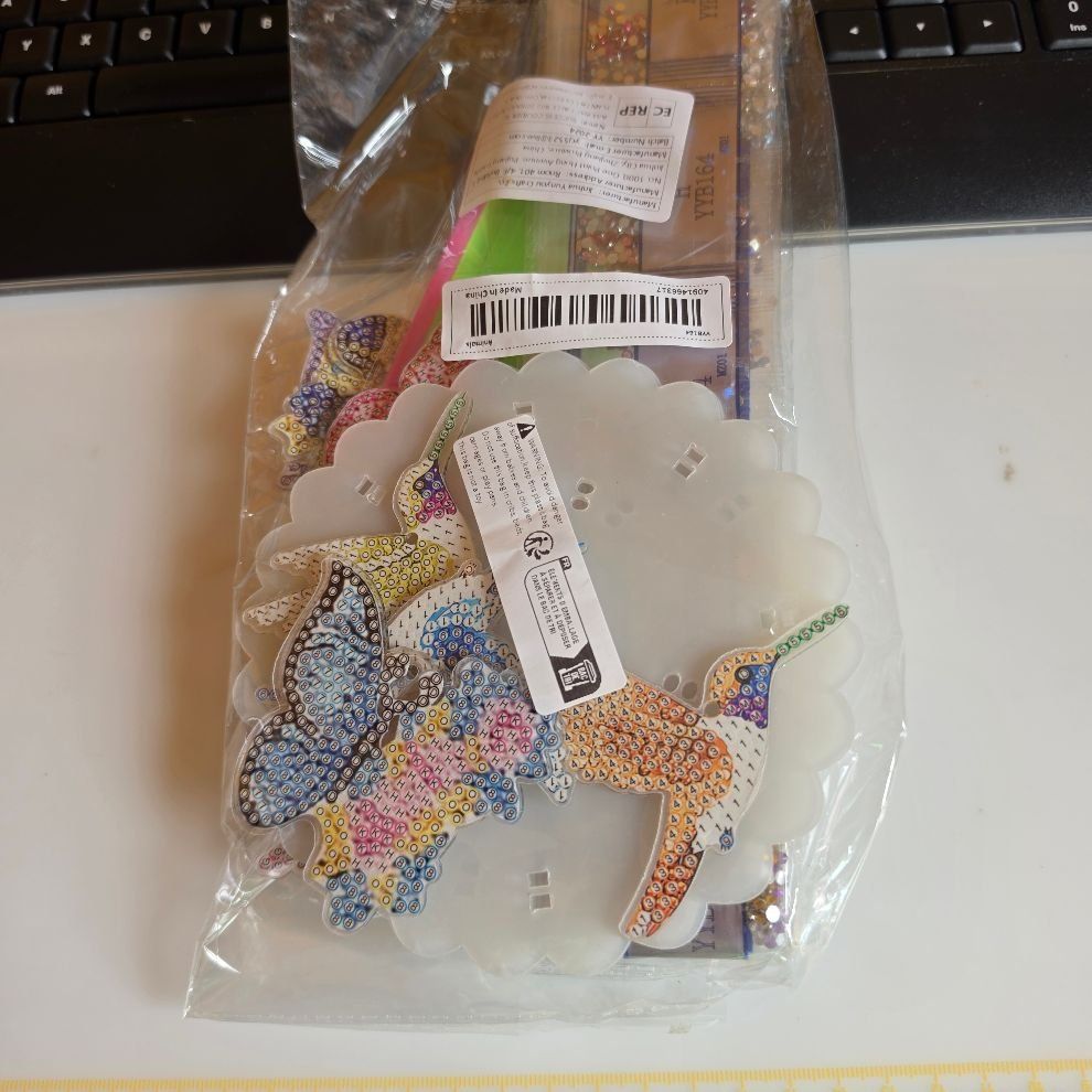 Kit bricolage: DIAMOND PAINTING MOBILE WINDSPIEL – Nuovo e nell'imballaggio originale da Dintikon venduto da bonita099 1