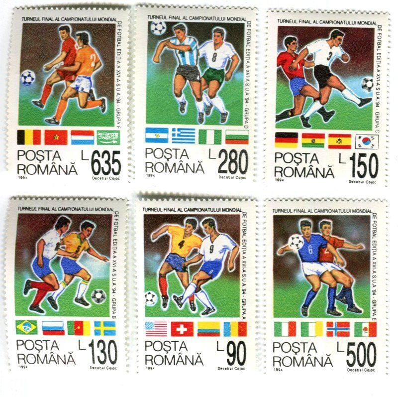 Tous les timbres: Briefmarken "Fussball". Rumänien. – Neuf avec emballage d'origine à Basel par Butsch5
