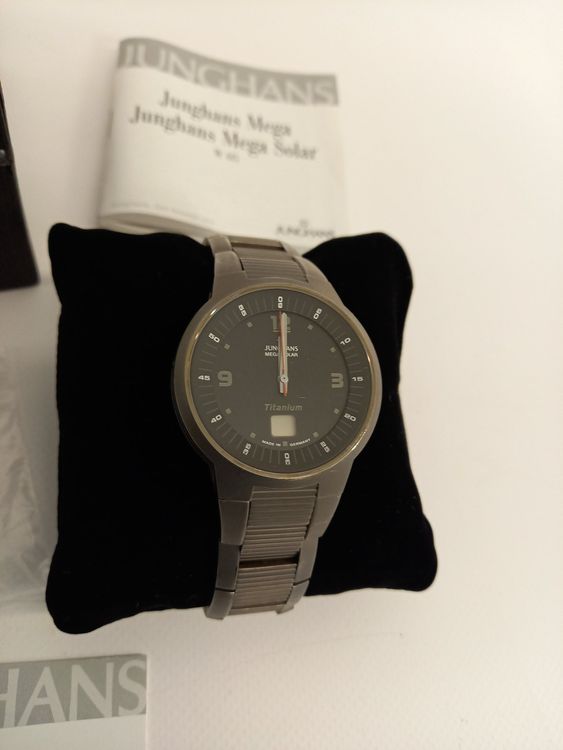 Mega Solar Uhr Junghans W615 Titanium Comprare su Ricardo