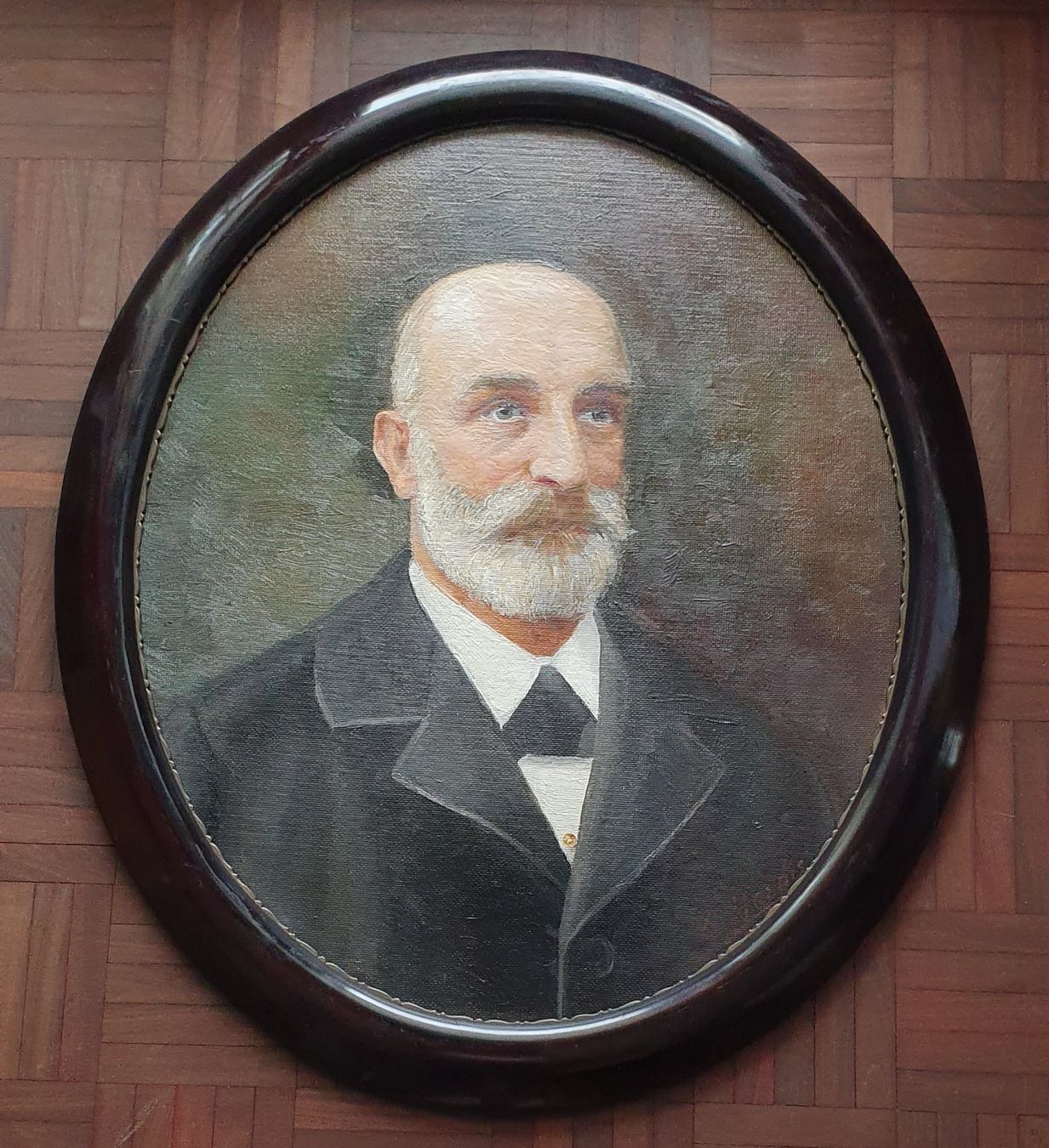 Gemälde: Gemälde - Herrenportrait, signiert S. Hernis – Gebraucht aus Kreuzlingen von Rschweiz1
