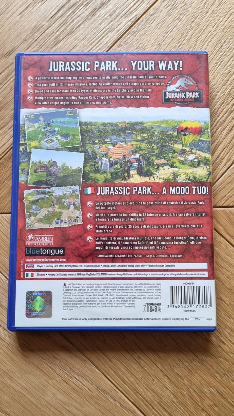 Spiele: Jurassic Park: Operation Genesis (PS2) – Gebraucht aus Montagnola von  2