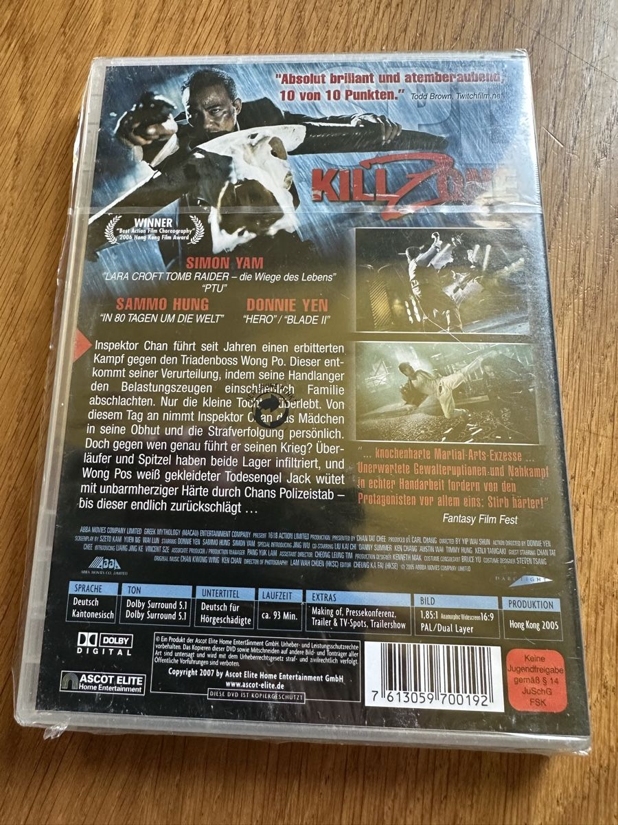 Tutti i DVDs: Killzone DVD, OVP ￼ – Nuovo e nell'imballaggio originale da Benken ZH venduto da Audi-erich 1