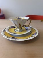 Seltenes Art Déco Teegedeck Kaestner Saxonia 