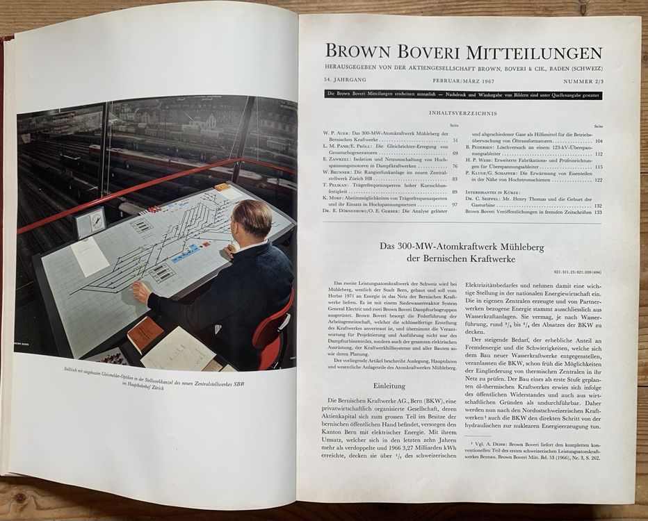 Buch Brown Boveri Mitteilungen 5