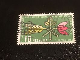 Symbol der SLA ZNr. 316- 1954 Abart weisser Punkt