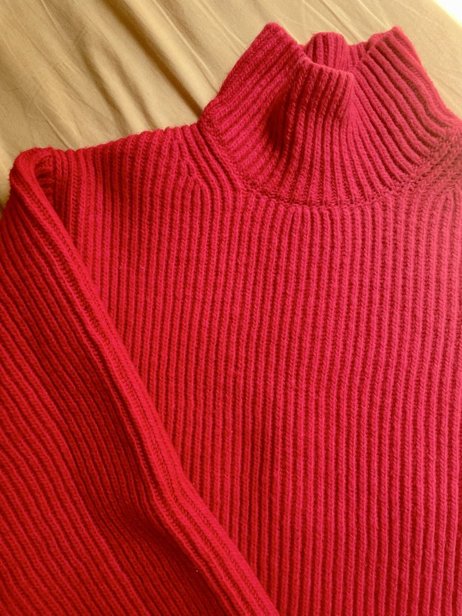Pullover & Sweatshirts: Toller Pullover in Rot mit Rollkragen, Grösse S, Strickware – Neu (gemäss Beschreibung) aus Zürich von Carlajimena 2