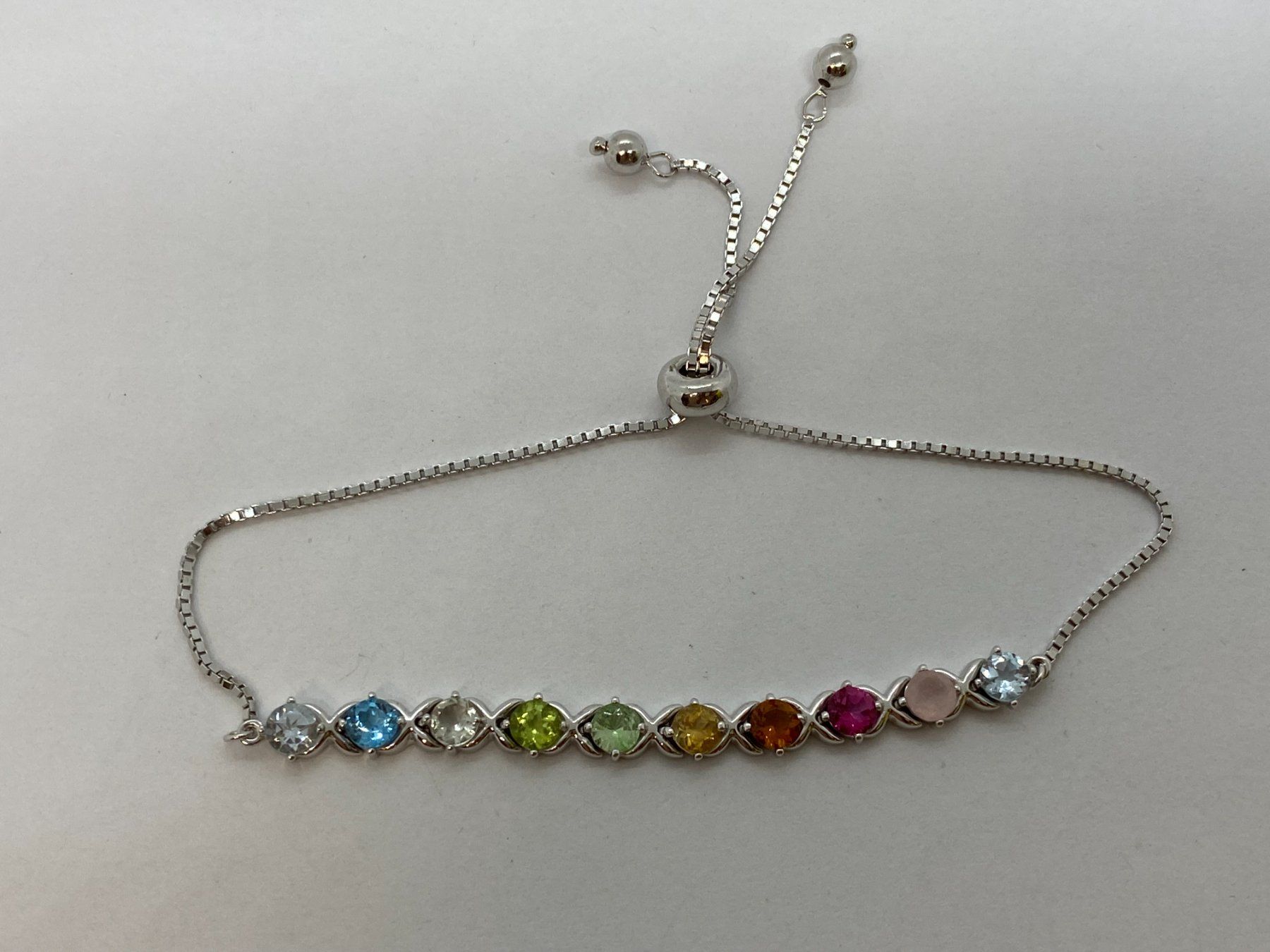 Bracciali & Braccialetti: Multi Color Armband 925 Silber /i526 – Usato da Bern venduto da JMsoehne1987 3