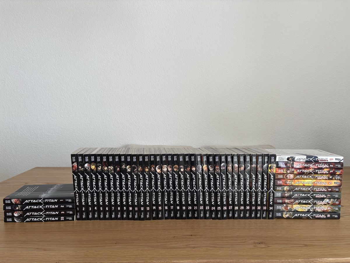 Fumetti: ATTACK ON TITAN KOMPLETTE MANGA SERIE – Nuovo (secondo la descrizione) da Kriens venduto da mer_2fmr