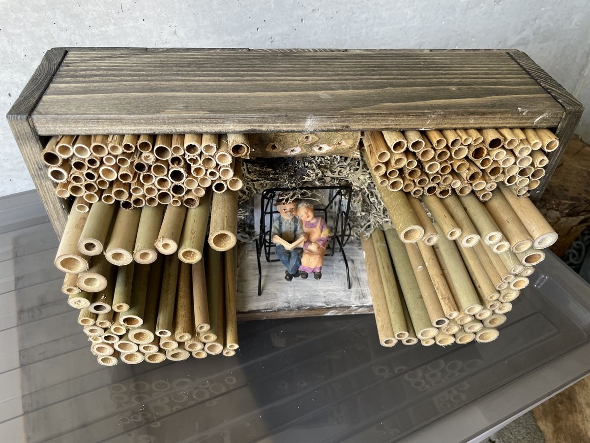 Alveari: Verspieltes Wildbienenhotel, Handarbeit – Nuovo (secondo la descrizione) da Knonau venduto da Kaktus122 2