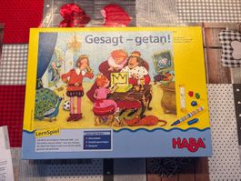 Gesagt Getan Spiel von Haba Pädagogisches Spiel für Kinder